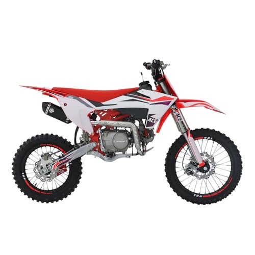 125CC Dirt Bike, 4-Speed Manual Clutch, Kick Start, 17"/14" Tires M50187