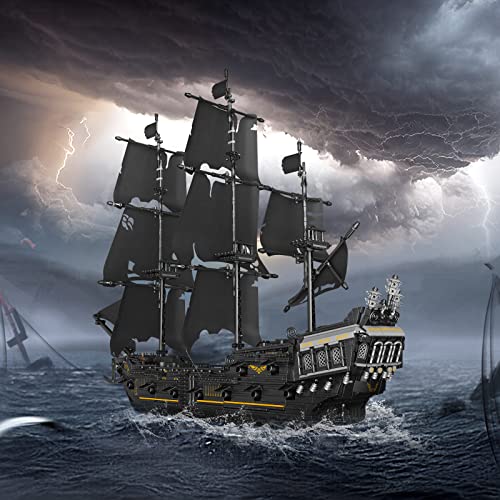 Black Pearl Sailboat Model Building Blocks Set (2868 Pieces) D549649