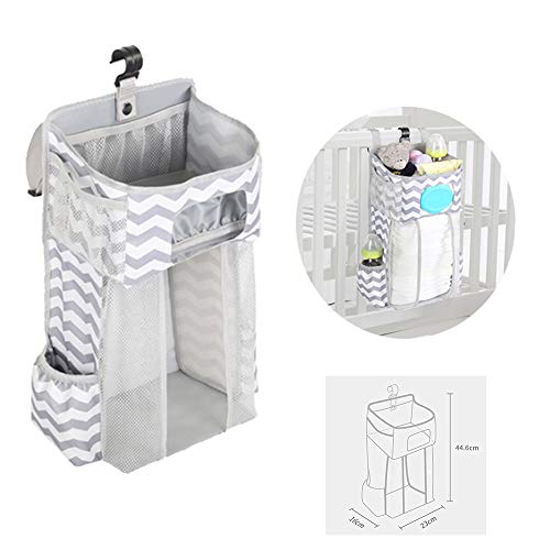 Gray Hanging Diaper Caddy Organizer V6560