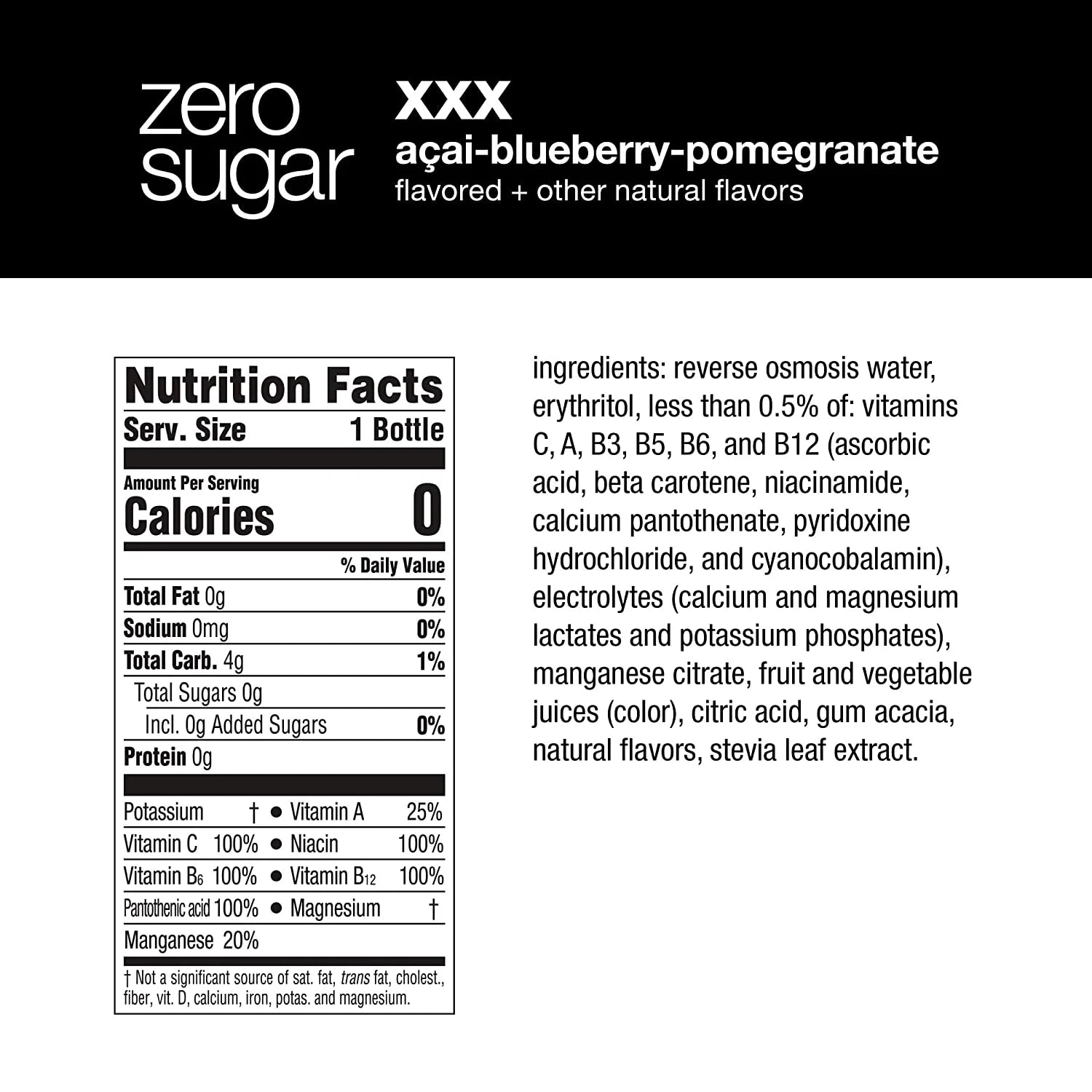 3 Flavor Variety Pack Nutrient Enhanced Flavored Water, 20 Fl Oz Bottles (Pack of 12) F556219