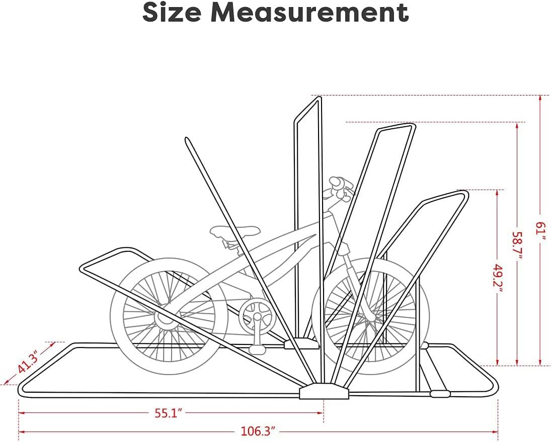 Large Size Motorcycle Shelter Shed Cover with Carry Bag R7059