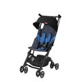 Ultra Compact Lightweight Travel Stroller with Canopy and Reclining Seat in Velvet Black Q215