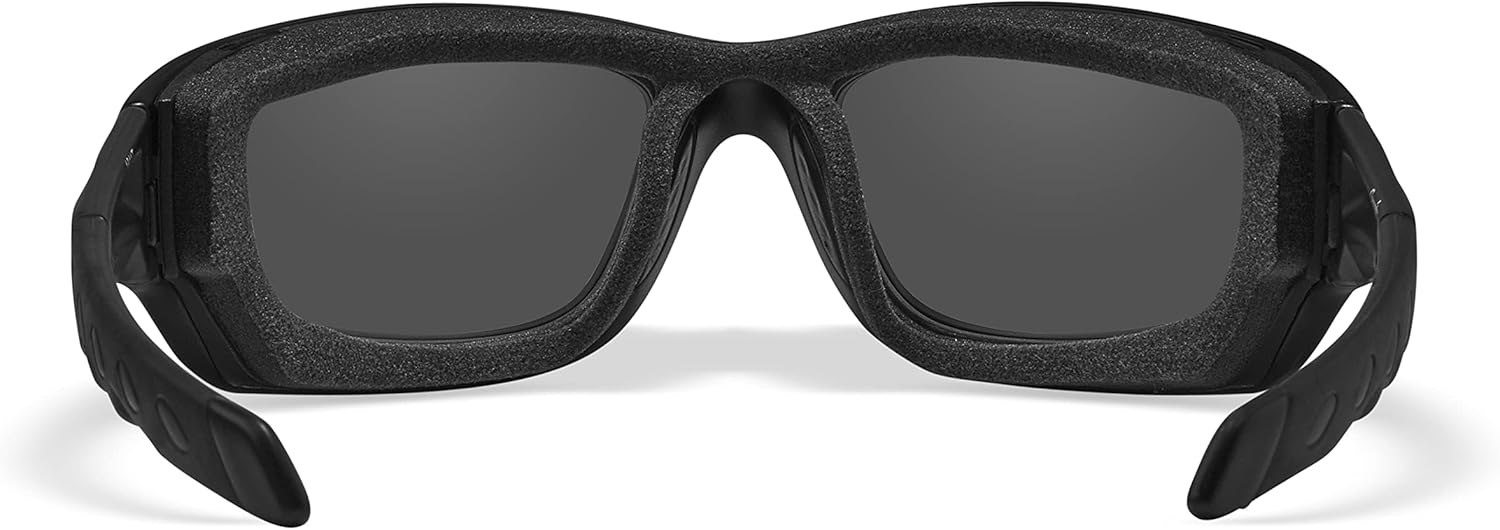 Matte Black Smoke Grey Tinted Lenses Safety Sunglasses K248