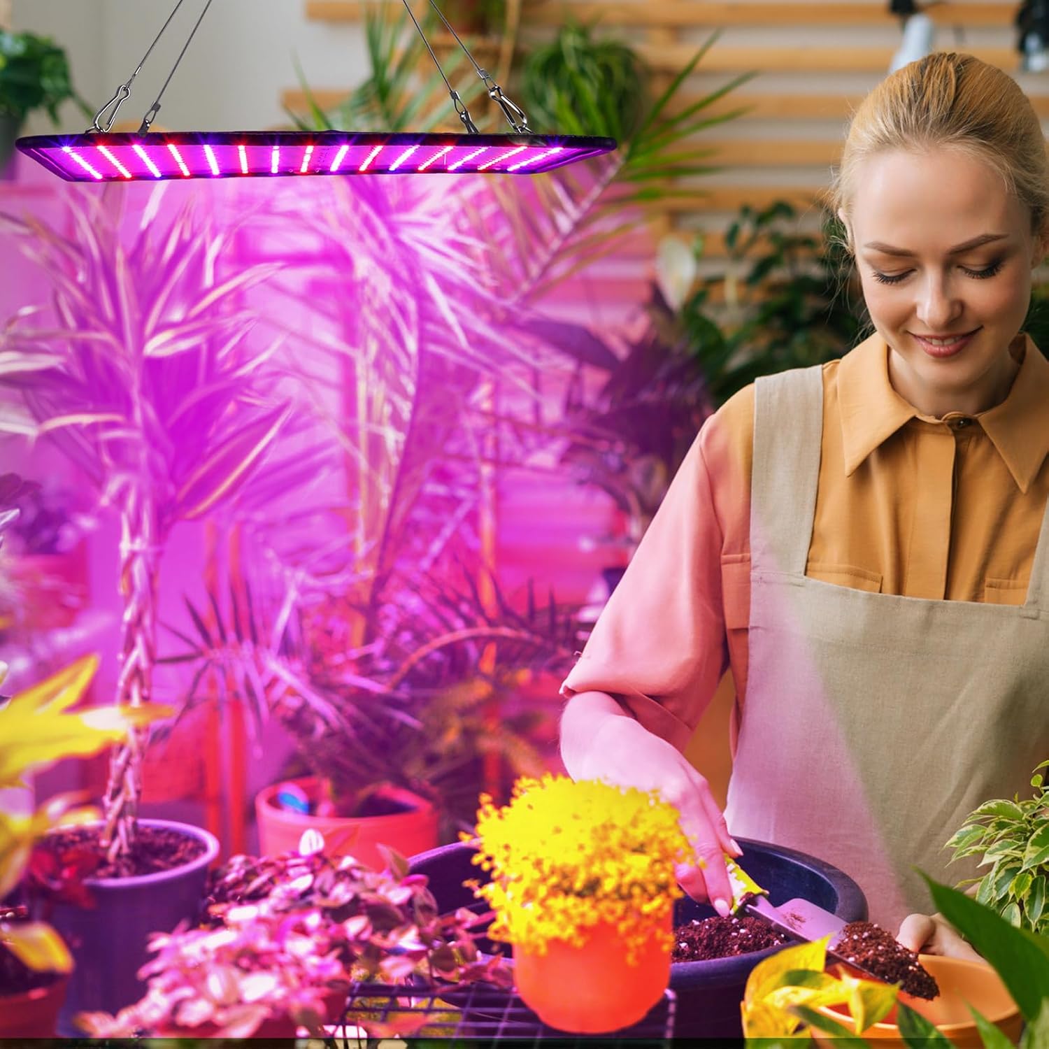 8 Pcs LED Grow Lights Full Spectrum J90579