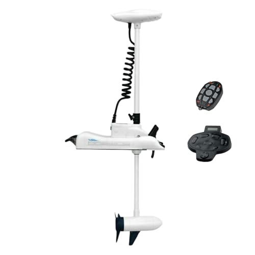12V 55LB 54 Inch Shaft Electric Trolling Motor with Remote Control K841322