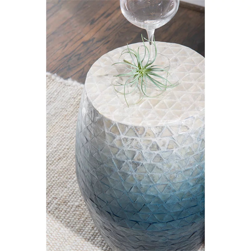 Blue Mosaic Drum Table G563936