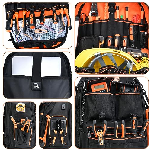 Water-resistant Heavy Duty Tool Backpack with Molded Base T9193