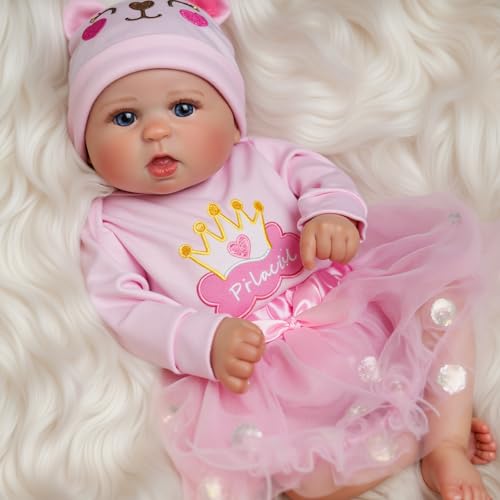 20-Inch Realistic Newborn Baby Doll with Soft Cloth Body K328062