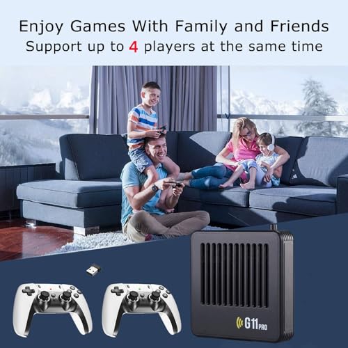 Retro Gaming Console with 2.4g Wireless Dual Controllers, HDMI Output M8757