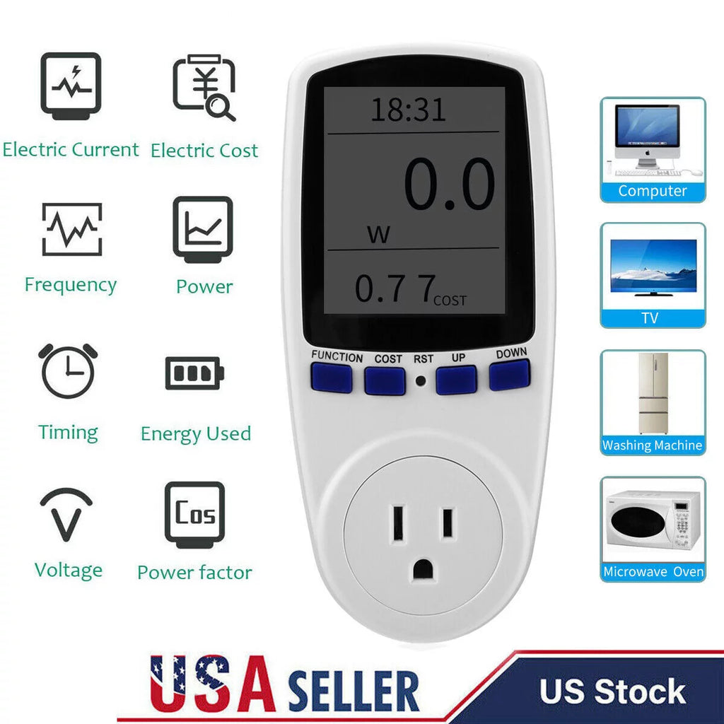Plug-in Socket Watt Meter Power Analyzer M118513