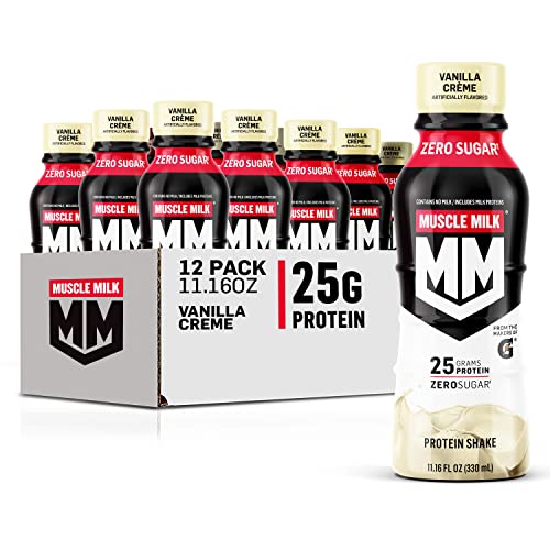 Vanilla Creme Protein Shake, 11.16 Fl Oz, 12 Pack, 25g Protein, Zero Sugar S99298