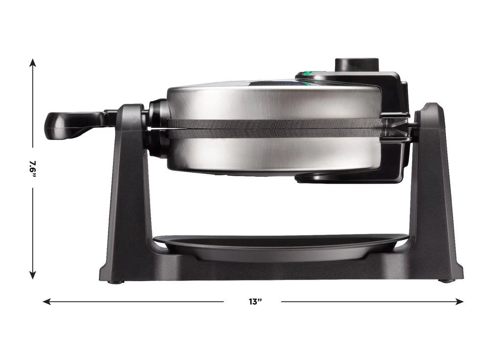 Stainless Steel Non Stick Belgian Waffle Maker Q625