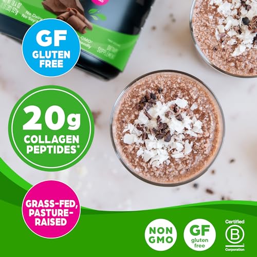 20g Grass Fed Collagen Powder, Unflavored, Non-GMO, Type I and III, 1lb K606