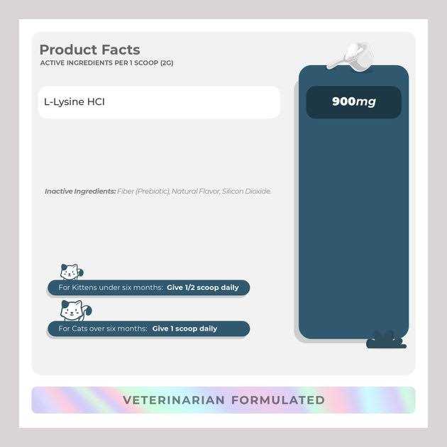 L-Lysine Salmon Flavor Powder Cat Supplement C494