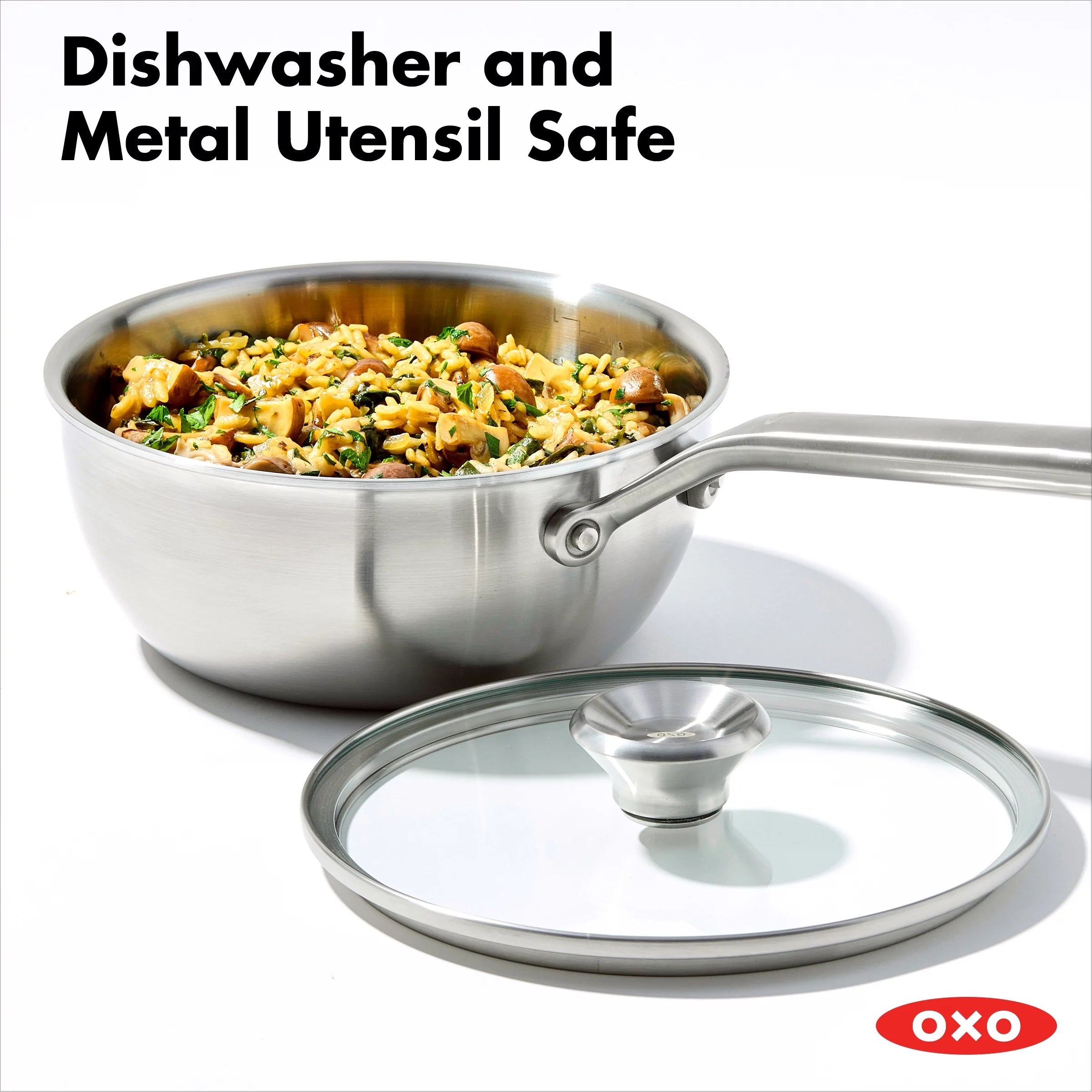 Tri-Ply Stainless Steel Chef's Pan Set V2429