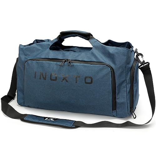 Waterproof Sports Travel Duffel Bag with Wet Pocket & Shoes Compartment V887374