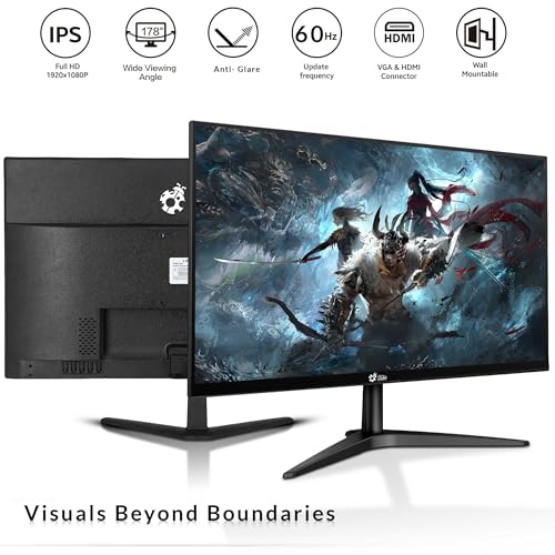 RGB Gaming Desktop PC Intel i5 8th Gen 16GB Ram 512GB SSD NVIDIA GeForce GT 1030 DDR5 24 inch Monitor WiFi Windows 11 Pro Renewed V8067