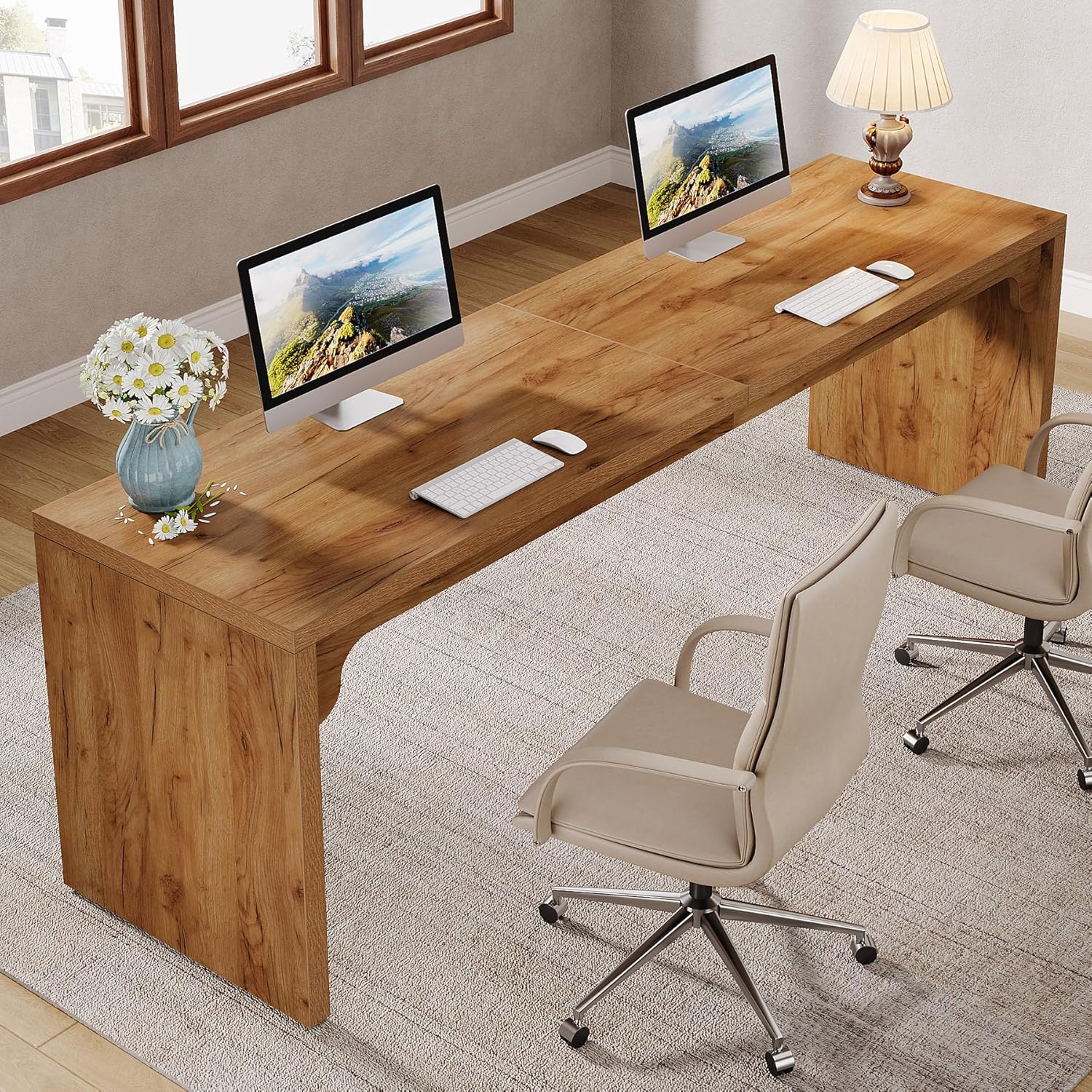 78.7 Inches Long Wooden Computer Desk N4193
