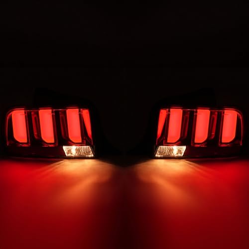Black Housing Clear Lens LED Tail Lights Assembly X619