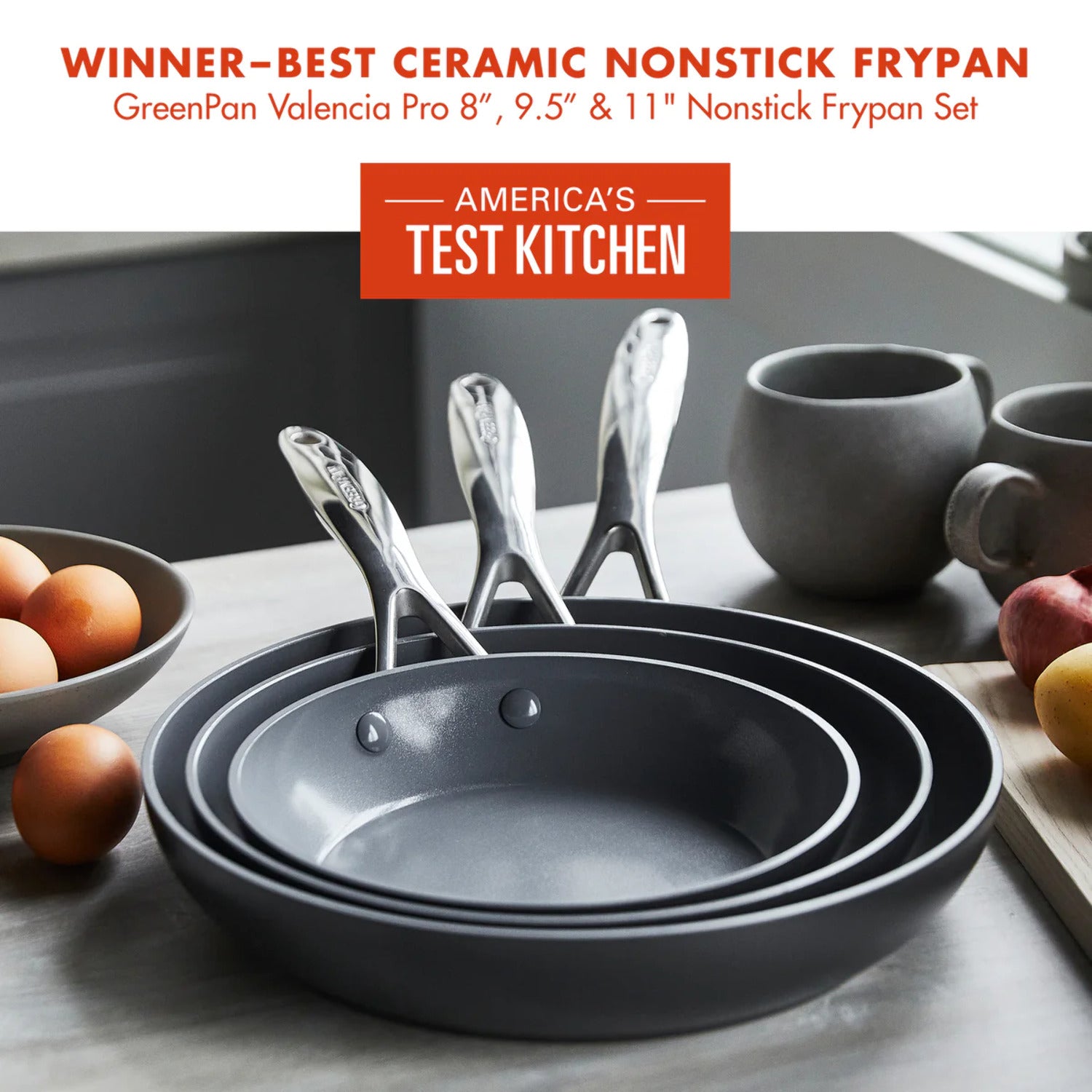 11-Piece Ceramic Nonstick Cookware Set N349935