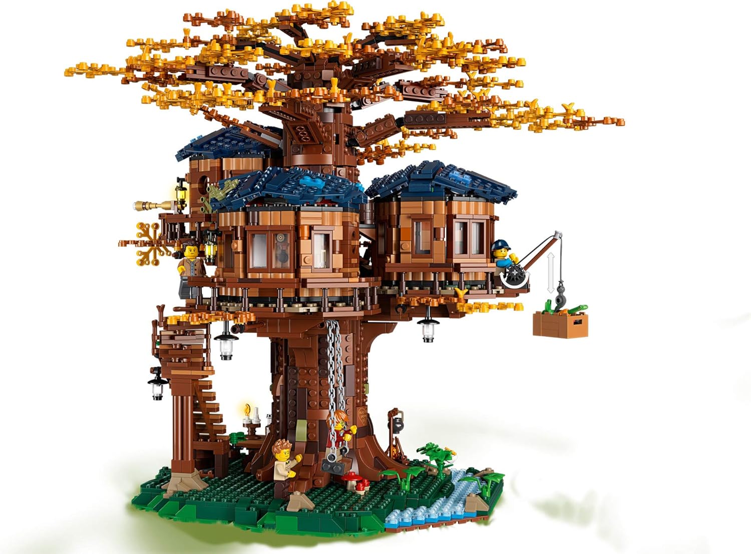 LEGO Ideas Tree House 21318 Model Construction Set with 3 Cabins S15587