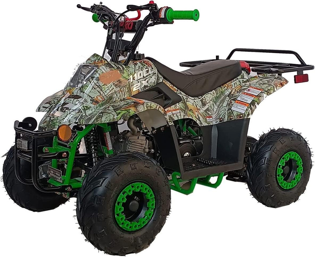 110cc Gas ATV Youth 4 Wheeler New Tree Camo N61390