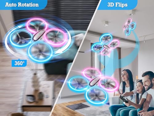 720P HD FPV Camera RC Drone with LED Light, 2 Batteries and Remote Control R788