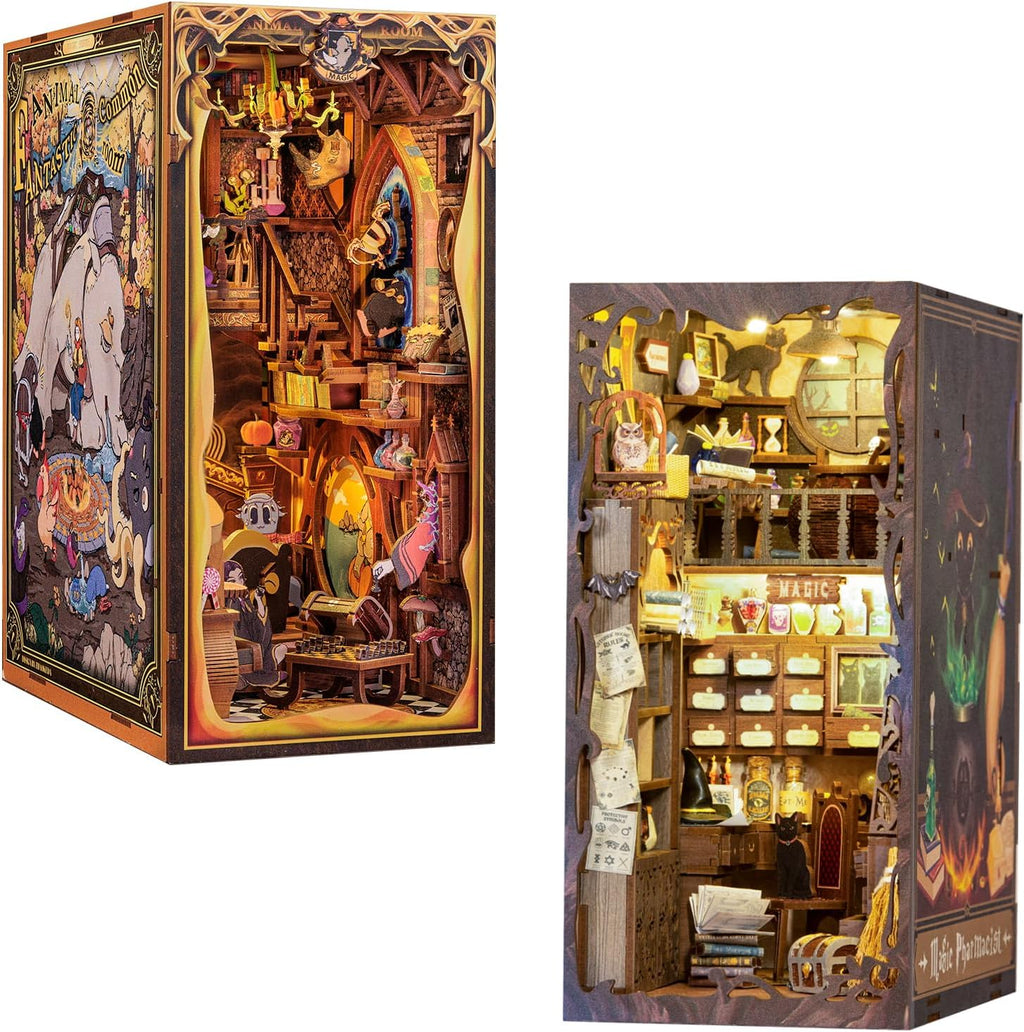 3D Wooden Book Nook Kit H386