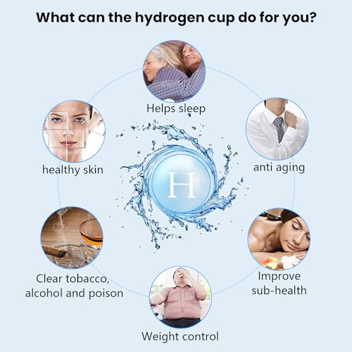 Blue Portable Hydrogen Water Ionizer Machine 380ml C21684