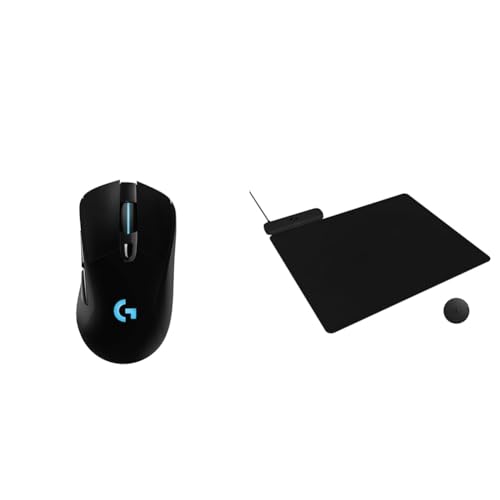 Black Wireless Gaming Mouse with Rubber Side Grips Q310