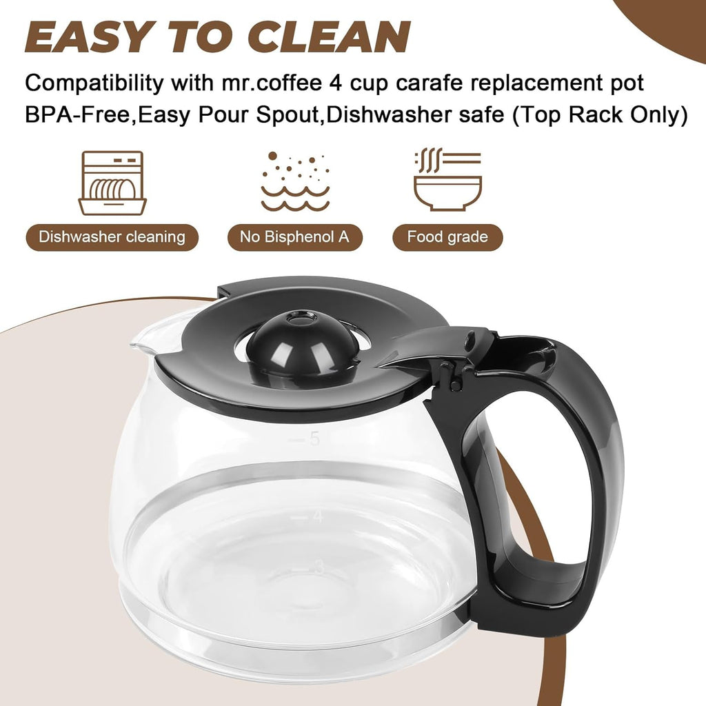 4-Cup Glass Carafe Y2308