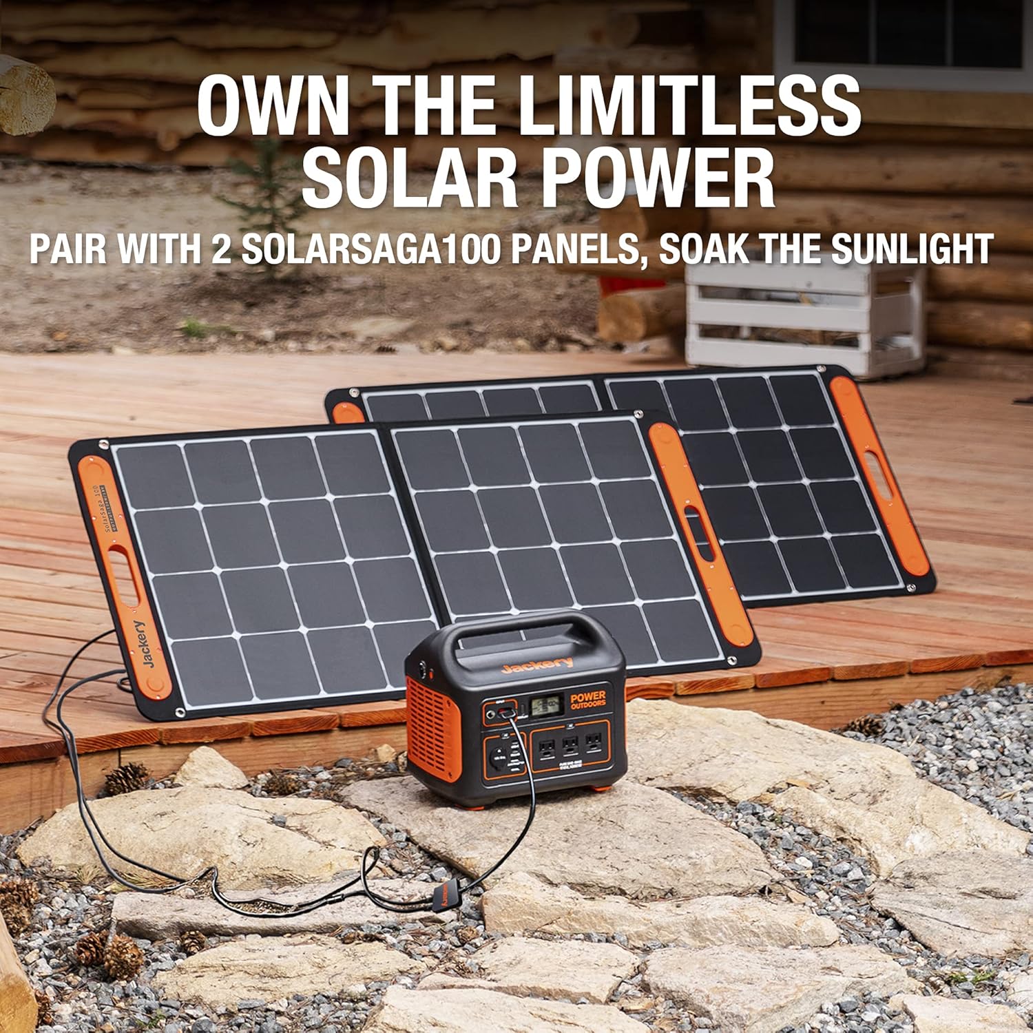 1002Wh Portable Power Station with 3 AC Outlets E1785