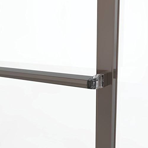Clear Framed Sliding Tub Door in Oil Rubbed Bronze M49808