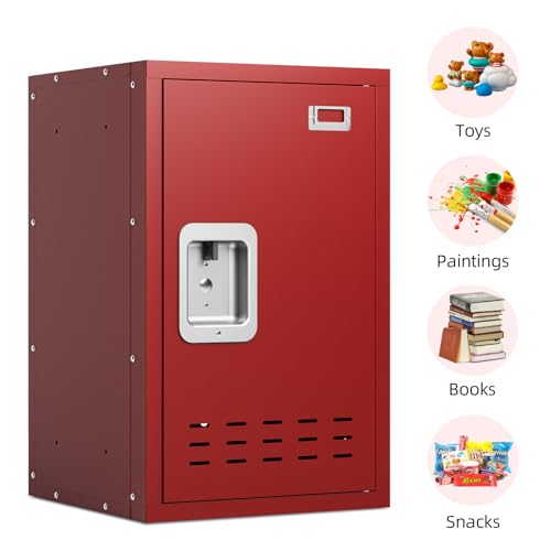 Black 24" H Metal Storage Locker O12061
