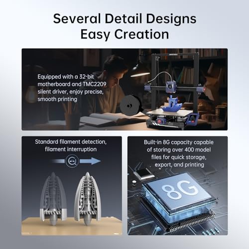 3D Printer with 41L Printing Volume 500mm/s Printing Speed Y397293