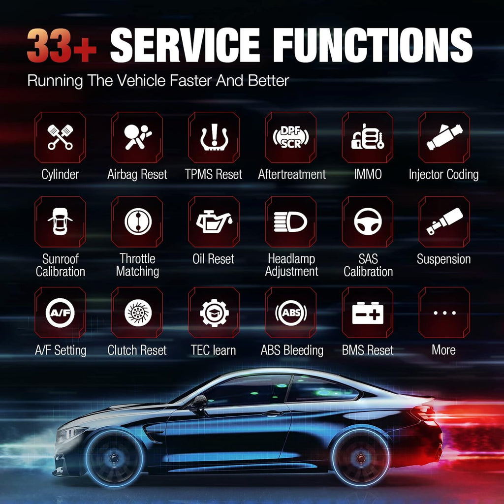 Autel Diagnostic Tool with 33+ Services, ECU Coding, Full Systems Diagnostic, Bidirectional Control C397743