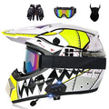 Bluetooth Dirt Bike Helmet Motocross Helmet DOT/ECE Approved K485