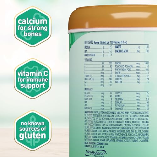 Baby Formula Milk-Based Infant Nutrition Powder Tub 19.5 Oz B95261