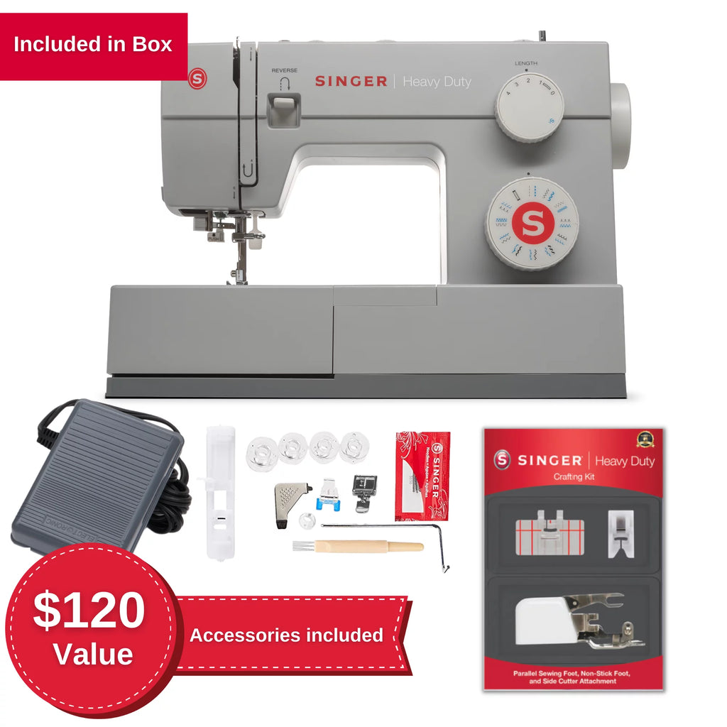 Heavy Duty Sewing Machine with Presser Foot Kit S213182