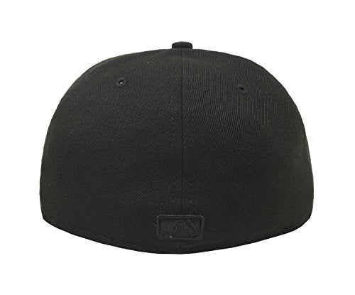 Black Fitted Cap C6171