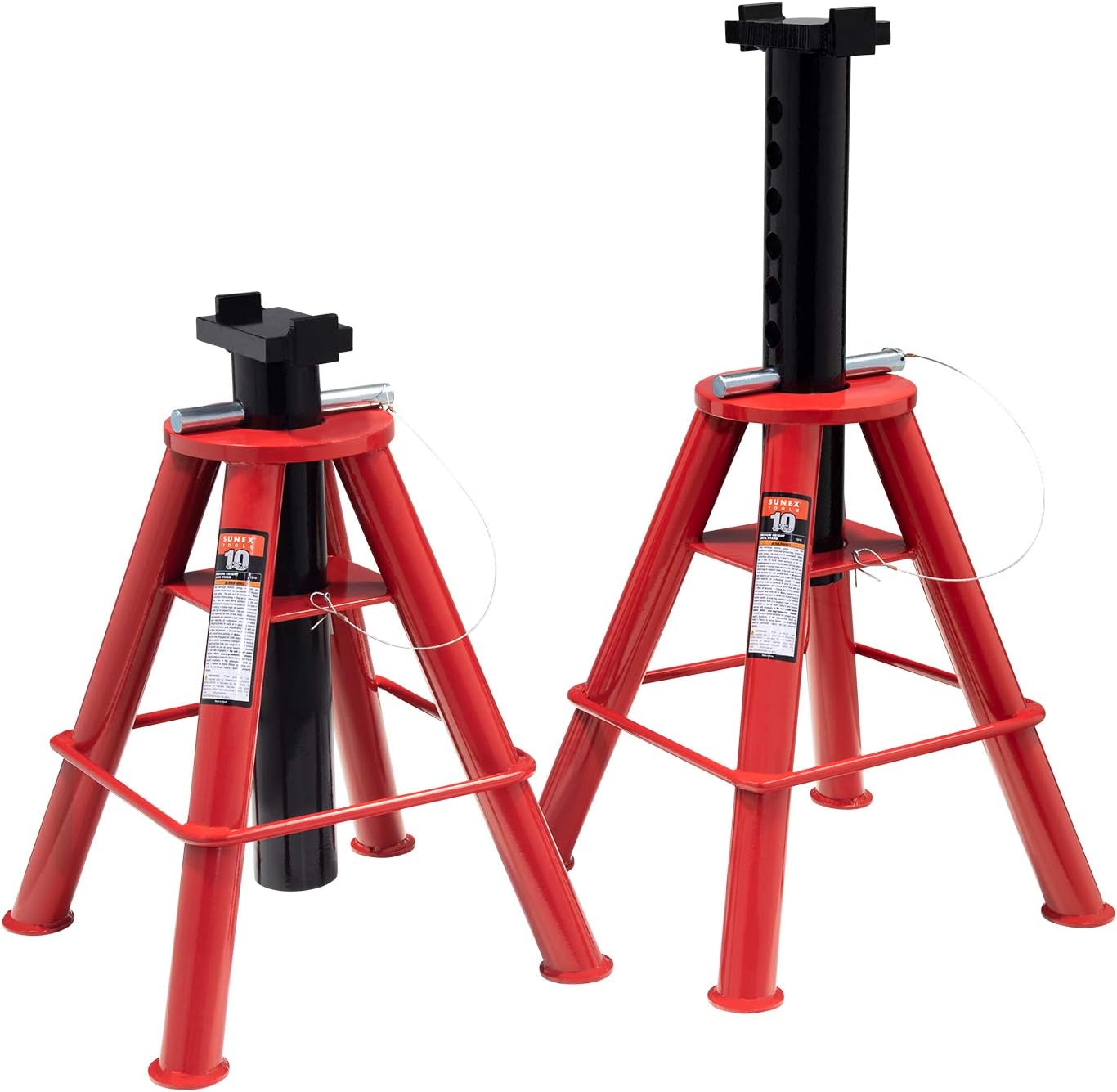 10-Ton Pin Type Jack Stands Pair E53162