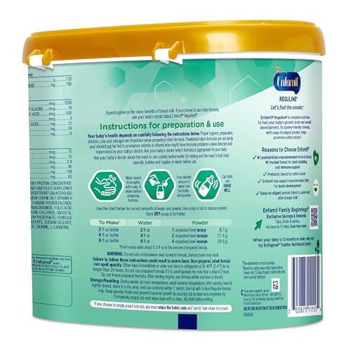 Baby Formula Milk-Based Infant Nutrition Powder Tub 19.5 Oz B95261