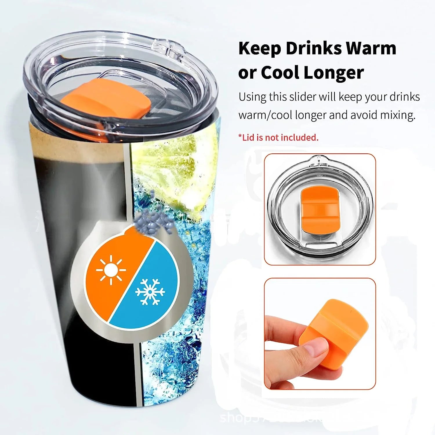 5 Pack Magnetic Spill Proof Tumbler Lid P112499
