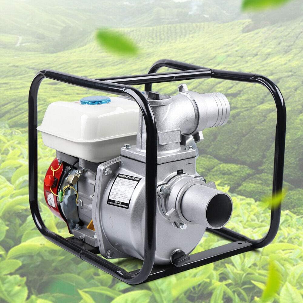 Gasoline Water Pump 3 Inch 210CC 7.5 HP Heavy Duty Semi-Trash Clean Water Pump A85766