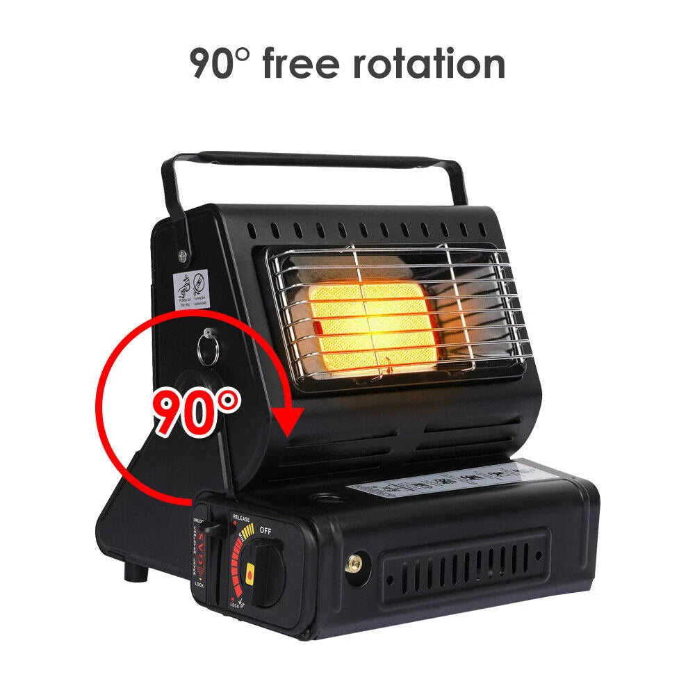 Black Stainless Dual Purpose Butane Burner Heater H347