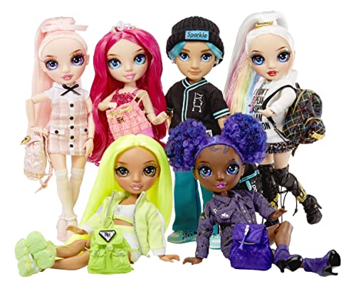 9" Rainbow Posable Fashion Doll with Designer Accessories and Backpack E217587
