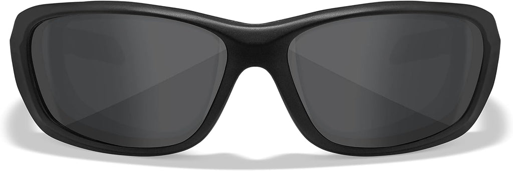 Matte Black Smoke Grey Tinted Lenses Safety Sunglasses K248
