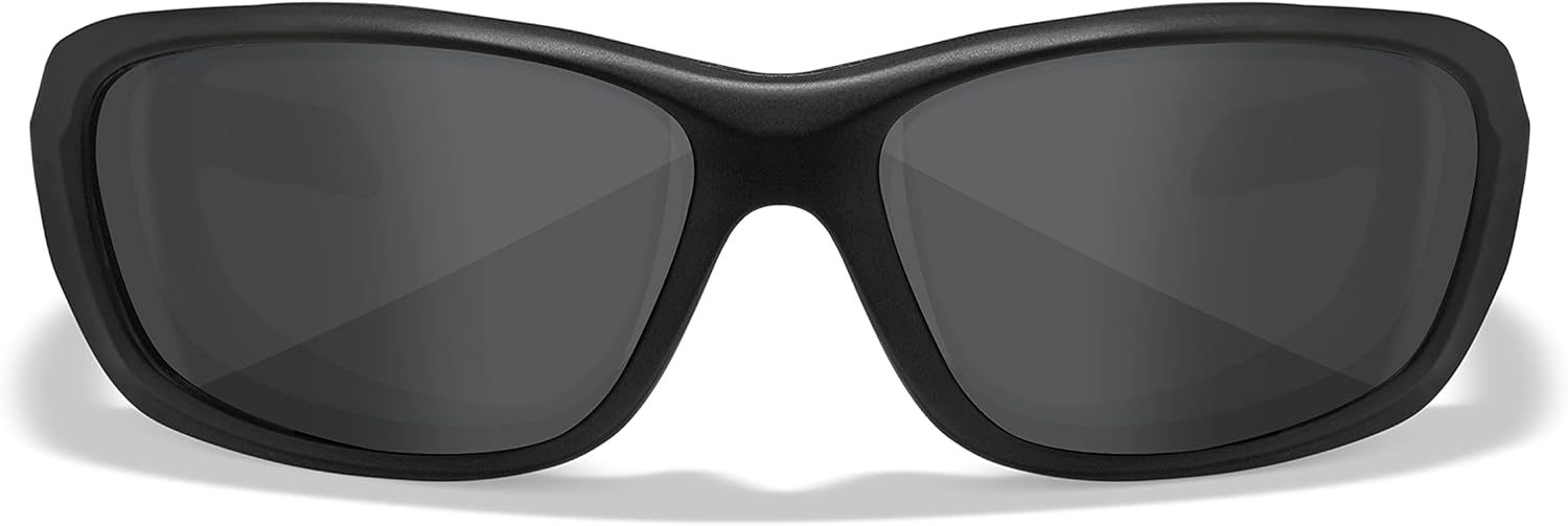 Matte Black Smoke Grey Tinted Lenses Safety Sunglasses K248