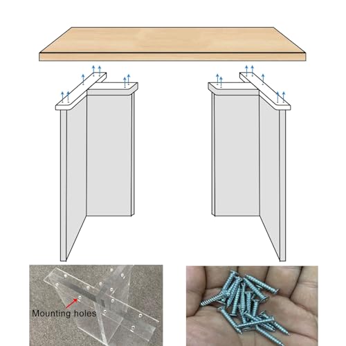 Acrylic Table Leg, 1 Pack, Height 70cm, Width 60cm K6448