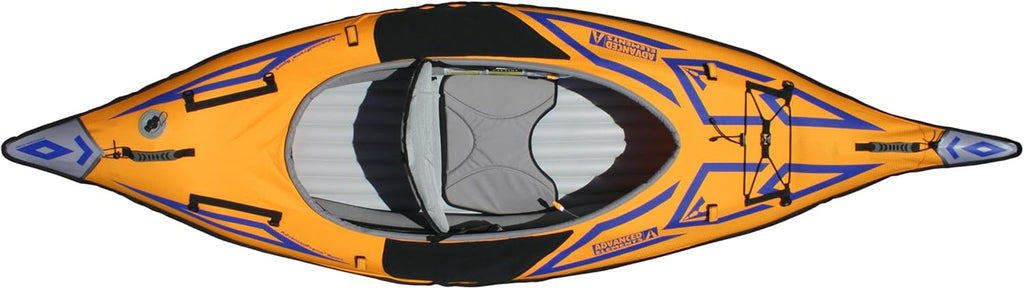 Orange Inflatable Kayak 10'5" 26 lbs with Bag and Pump S1189